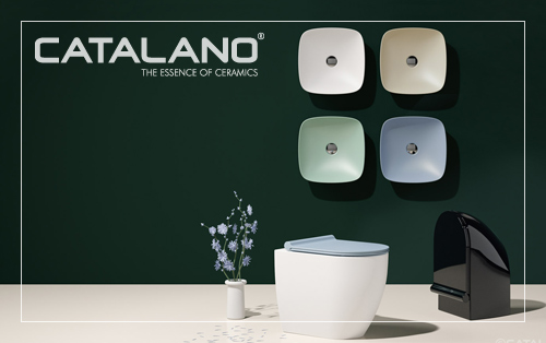 Umywalki, miski WC i bidety włoskiej marki CATALANO