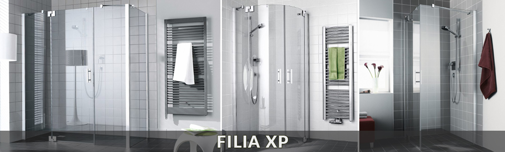 Kabiny prysznicowe Kermi z kolekcji Filia XP