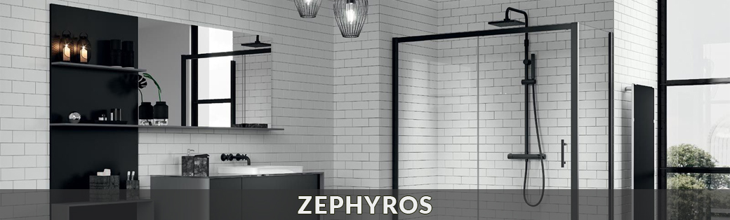 Kabiny prysznicowe Novellini z kolekcji Zephyros