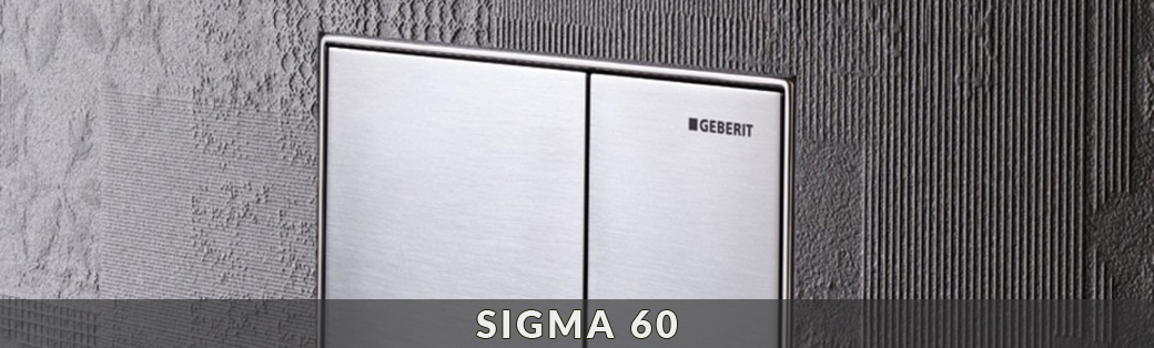 Przyciski do spłuczek podtynkowych Geberit - seria Sigma 60