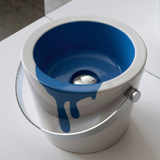 Umywalki ceramiczne Scarabeo z kolekcji Bucket