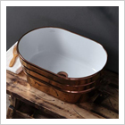 Umywalki ceramiczne Horganica z kolekcji Tinozza