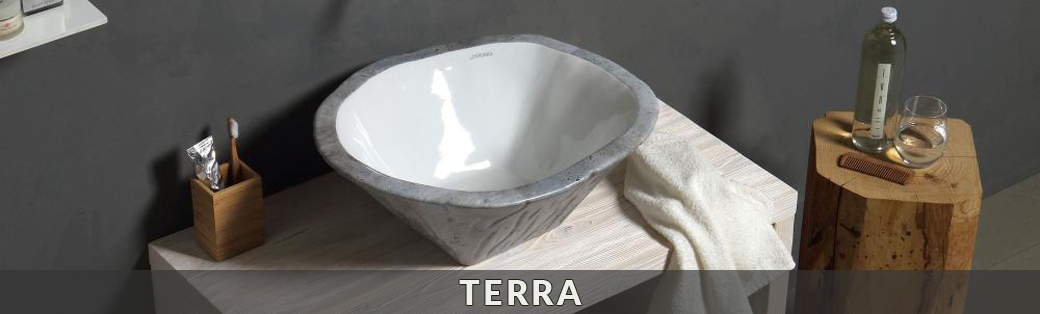 Umywalki ceramiczne Horganica z kolekcji Terra