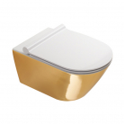 Miska WC wisząca bezrantowa, 55x35 cm - CATALANO -  Gold & Silver - 1VS55NRBO