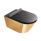 Miska WC wisząca bezrantowa, 55x35 cm - CATALANO -  Gold & Silver - 1VS55NRNO