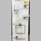 Zestaw akcesoriów łazienkowych BAGNODESIGN z kolekcji Cube