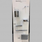 Zestaw akcesoriów łazienkowych BAGNODESIGN z kolekcji Ovale